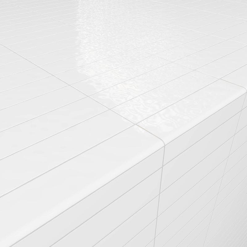 Artesano White Ice BG 3x12 Bullnose - Image 2