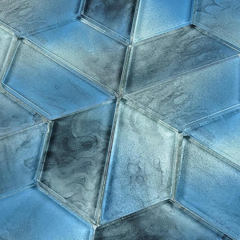 Dimension Morning Fog 2x4 Glass Mosaic 12"x12" Pool Tile - Image 2