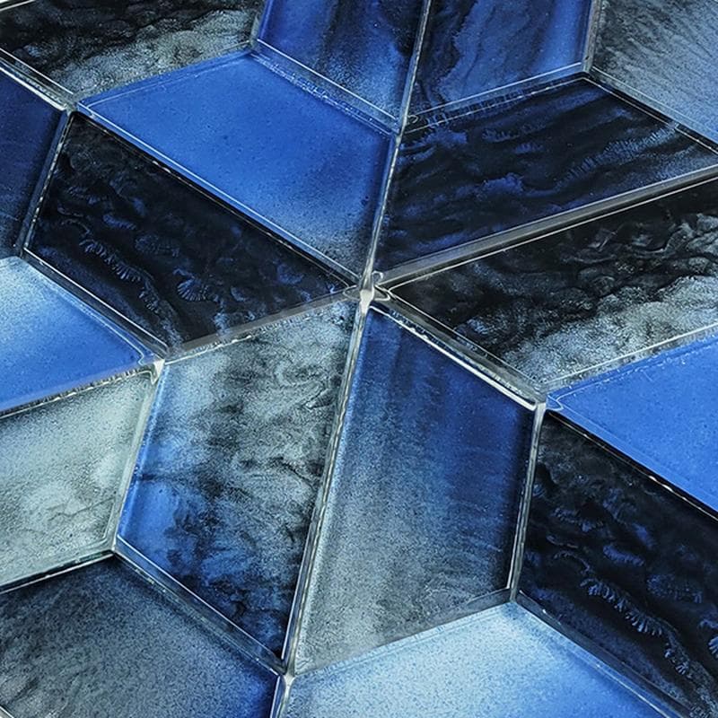 Dimension Dusk 2x4 Glass Mosaic 12"x12" Pool Tile - Image 2