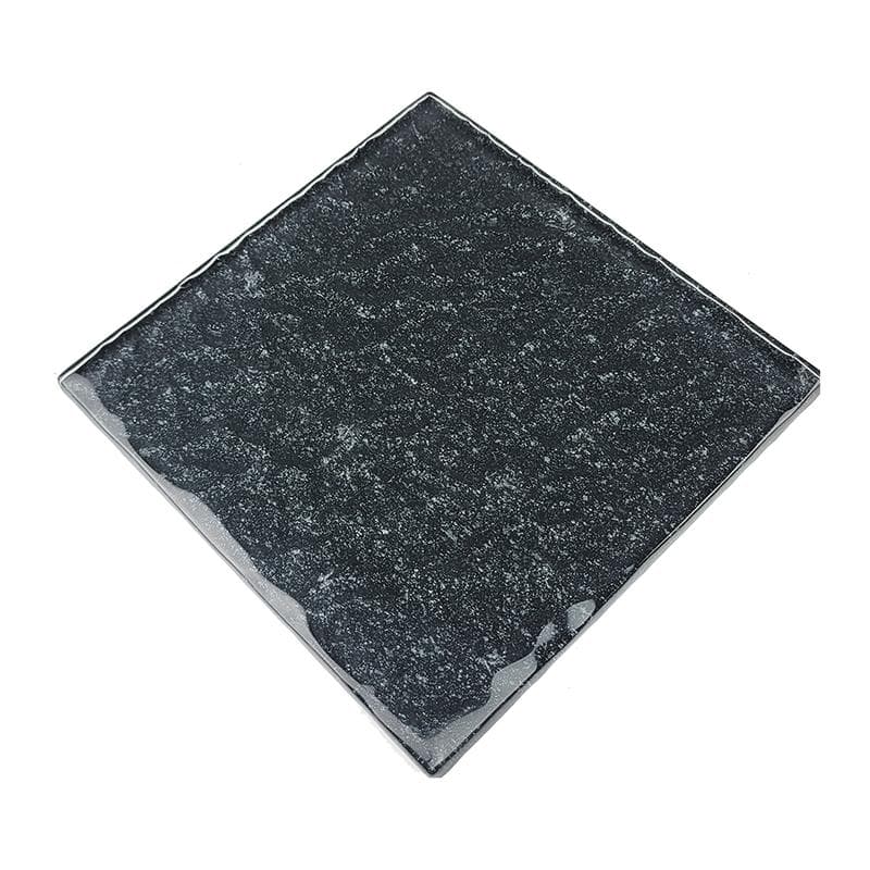 Moonscape Black 6x6 Glass Pool Tile - Image 2