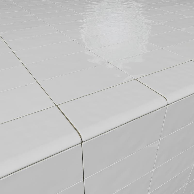 St Tropez Blanco 2.5x5 Bullnose - Image 2