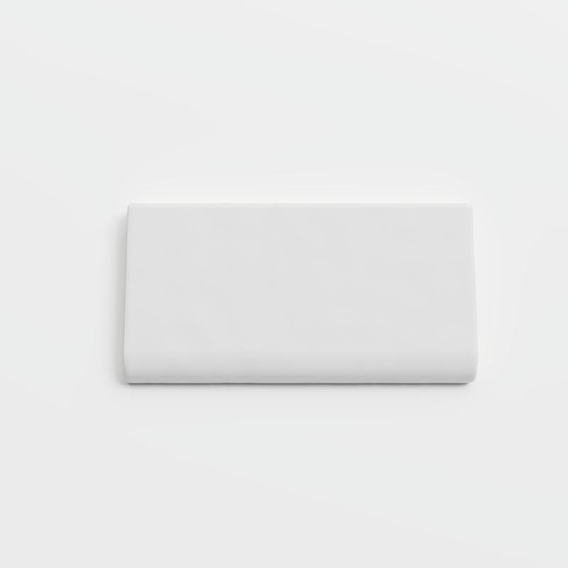 St Tropez Blanco 2.5x5 Bullnose - Image 4