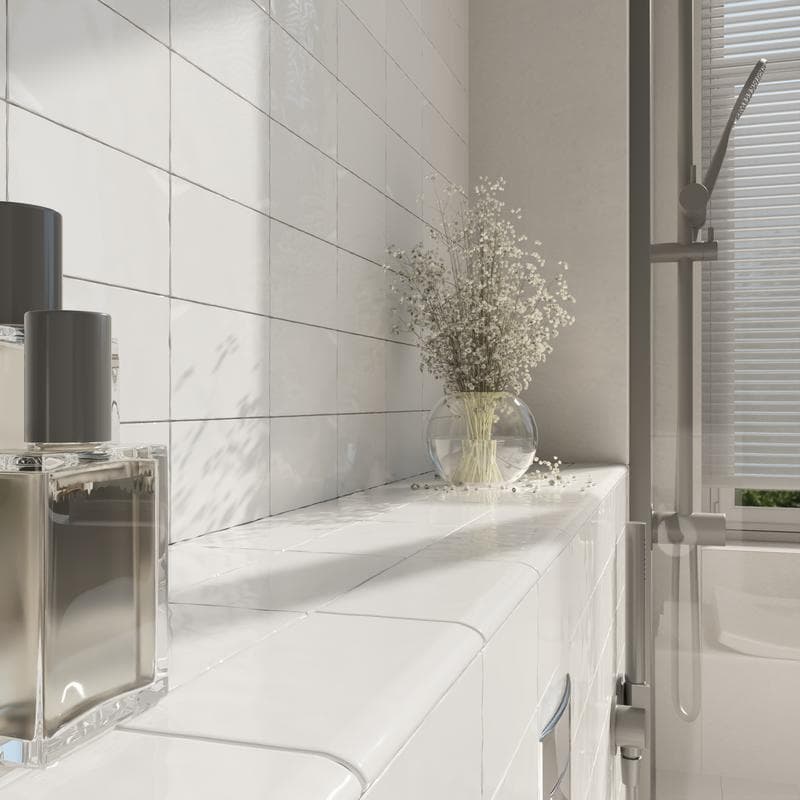 St Tropez Blanco 2.5x5 Bullnose - Image 6