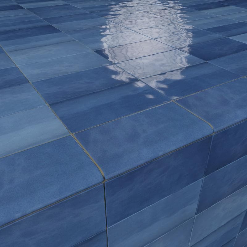St Tropez Azul 2.5x5 Bullnose - Image 2