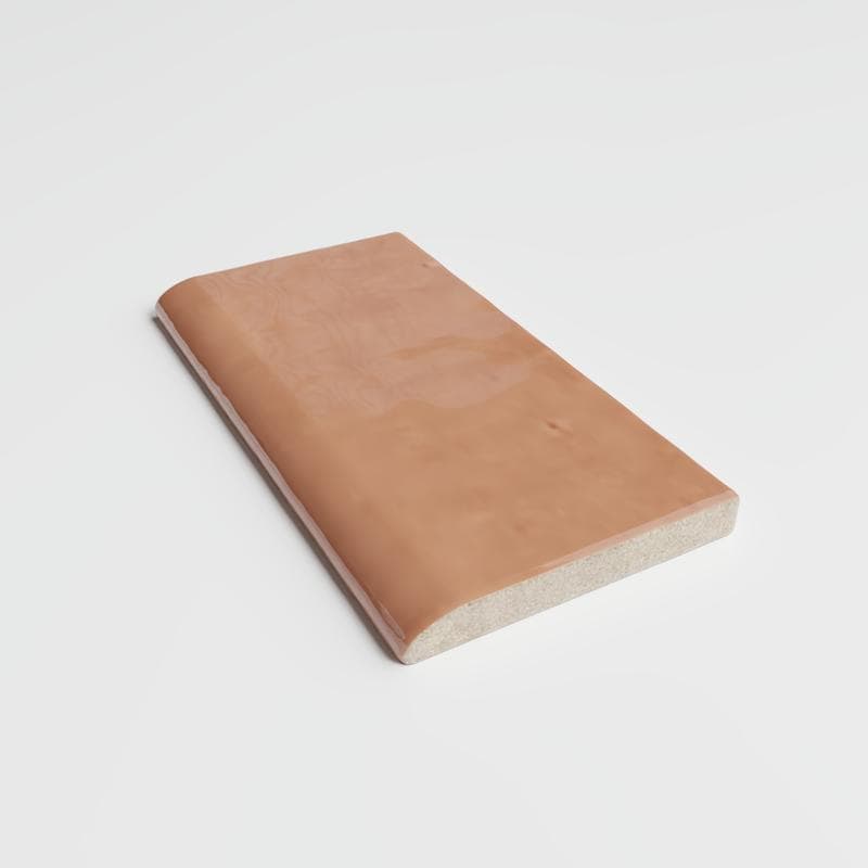 St Tropez Coral 2.5x5 Bullnose - Image 5