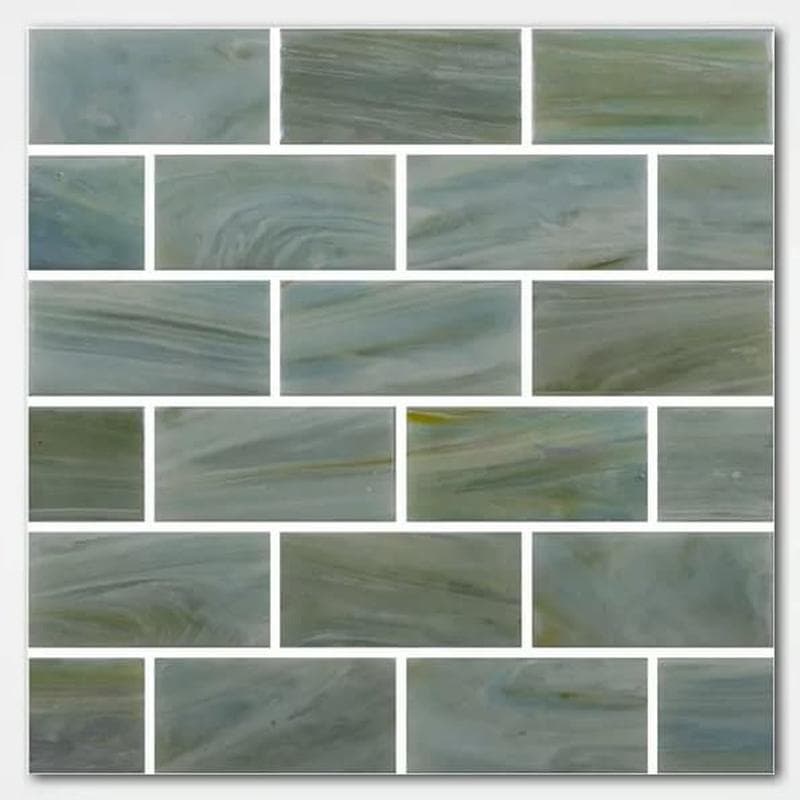 Aquabella North Seas Caspian 1x2 Glass Mosaic 12"x12" Pool Tile (NS-1213) - Image 1