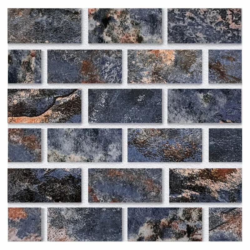 Aquabella Rivers Delaware 1x2 Porcelain Mosaic 12"x12" Pool Tile - Image 1