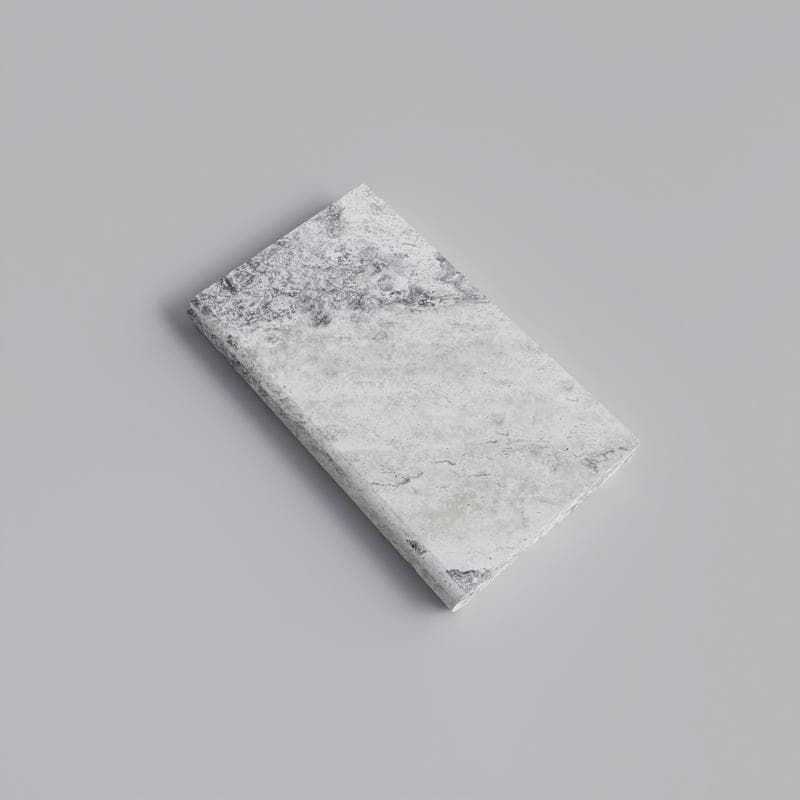 Silver Travertine 3cm Bullnose Pool Coping 6x12 - Image 3
