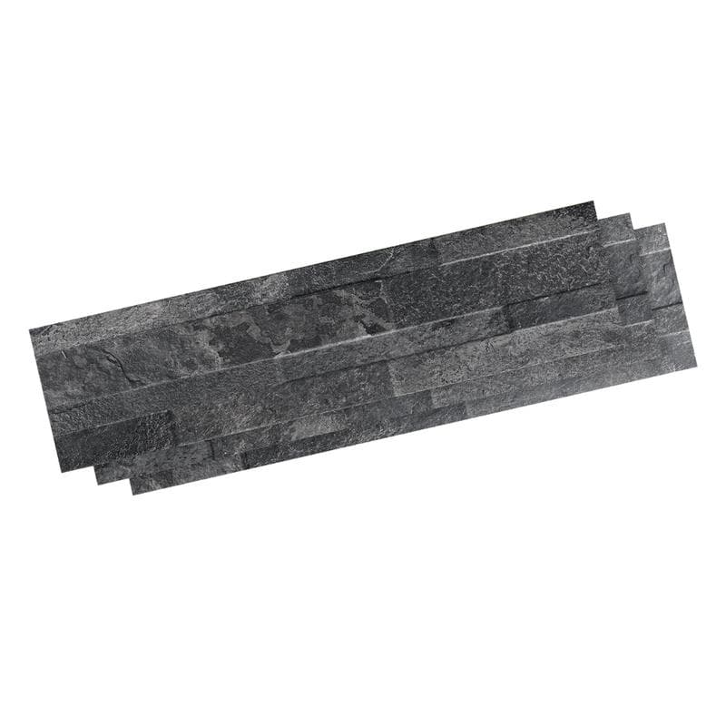 Aquabella Slate Dark Pearl 6x24 Porcelain Field Tile 12"x12" Pool Tile - Image 1