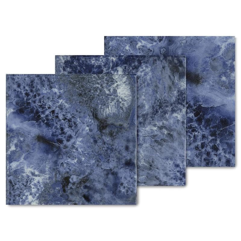 Aquabella Gemstones Lapis 6x6 Porcelain Bullnose Pool Tile - Image 1
