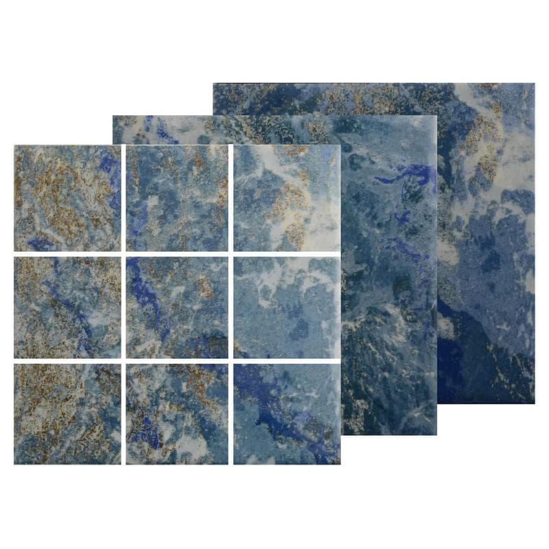 Aquabella Abyss Tikal 2x2 Porcelain Mosaic 12"x12" Pool Tile (AY-224) - Image 1
