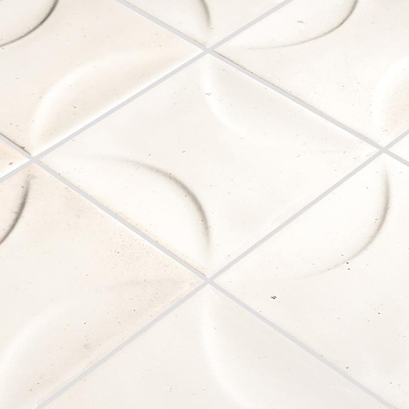 Artistry Boutique Antique White Relief 6x6 - Pool Tile - Image 2