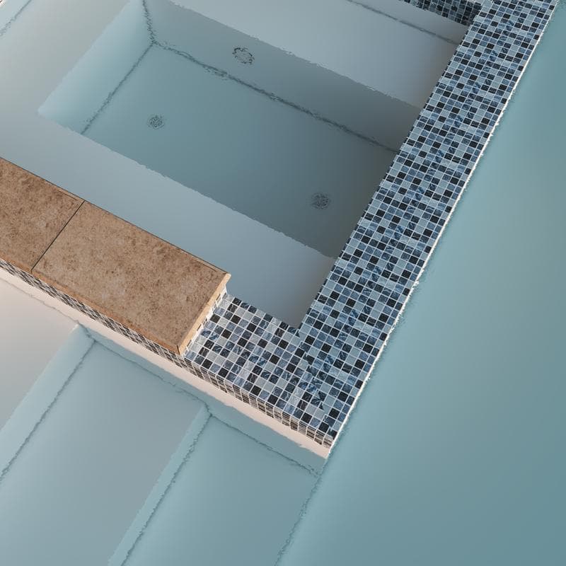Aquabella Aurora Borealis Magic 1x1 Glass Mosaic 12"x12" Pool Tile (AB-1113) - Image 9