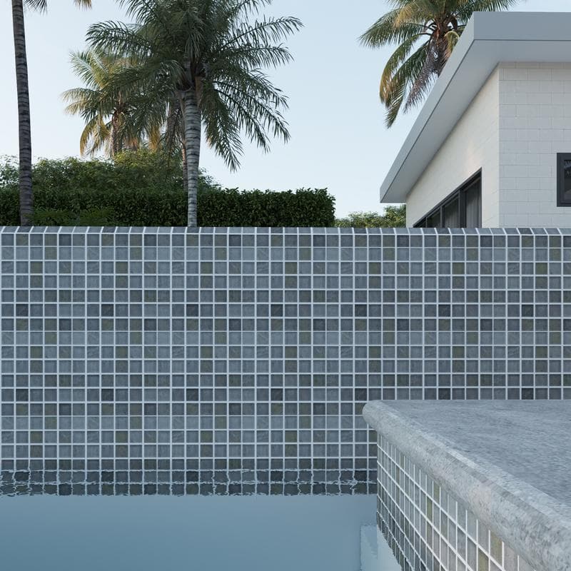 Aquabella Night Life Melody 1x1 Glass Mosaic 12"x12" Pool Tile (NL-1138) - Image 6