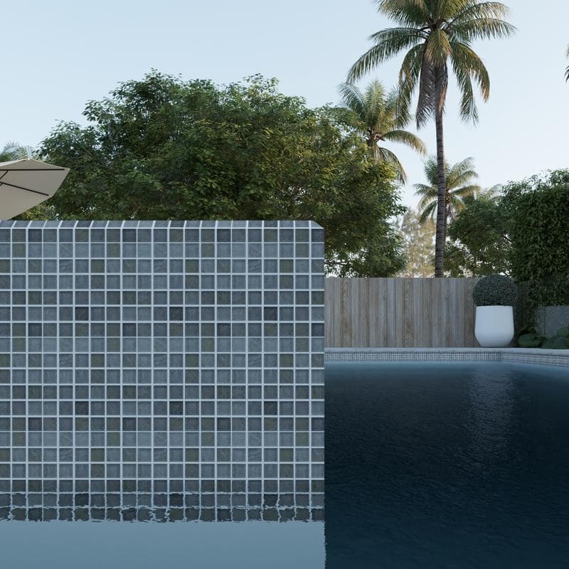 Aquabella Night Life Melody 1x1 Glass Mosaic 12"x12" Pool Tile (NL-1138) - Image 7
