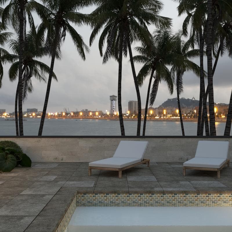 Aquabella Italian Slate Naples 1x2 Porcelain Mosaic 12"x12" Pool Tile (IS-1237) - Image 13