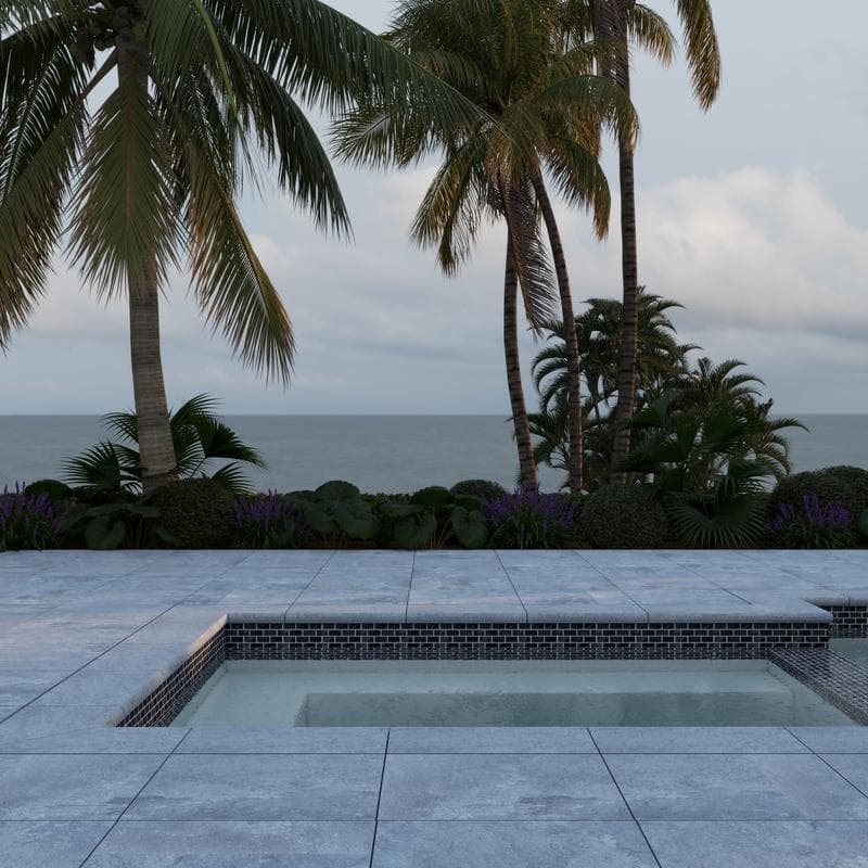Aquabella Key West Martello 1x2 Porcelain Mosaic 12"x12" Pool Tile - Image 7