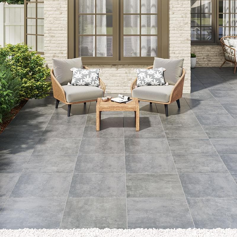 Beton Antracite 2cm Paver 24x24 - Image 9