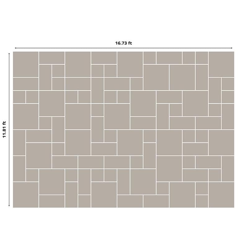 Fossil Snow 2cm Paver Pattern - Image 4