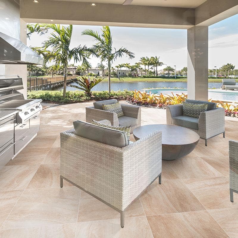 Praia Crema 2cm Paver 24x24 - Image 2