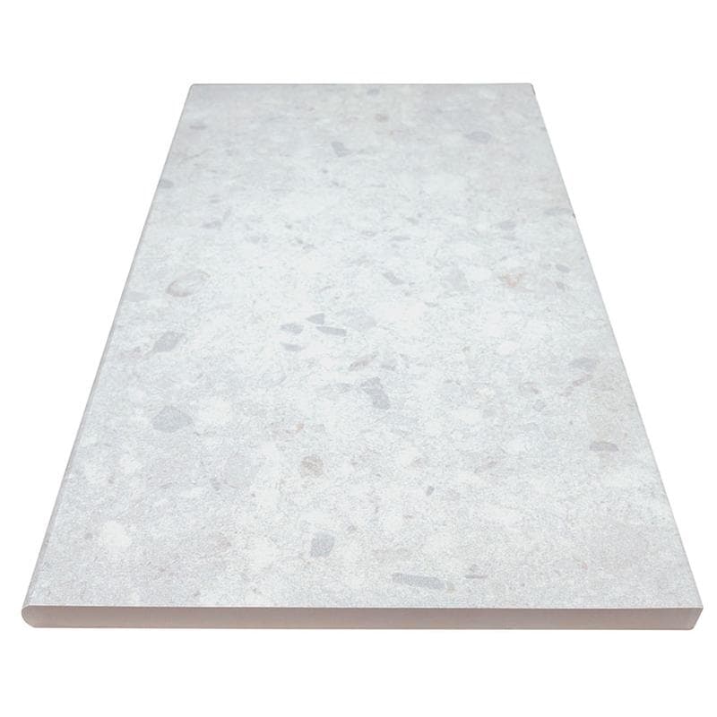 Terrazo Glacier 2cm Bullnose Pool Coping 13x24 - Image 6