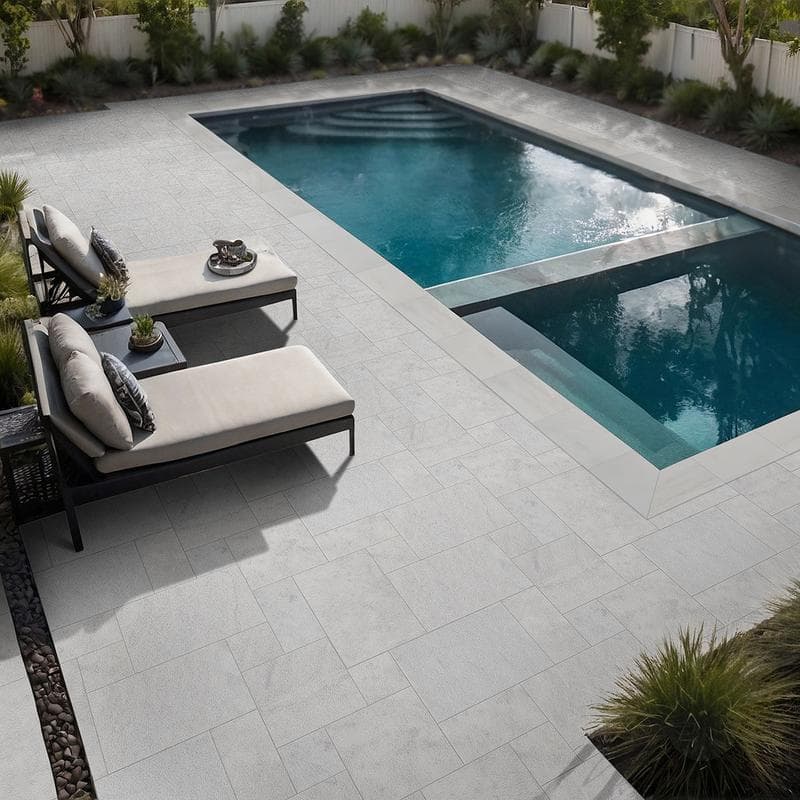 Crystal White 3cm Paver 24x24 - Image 6
