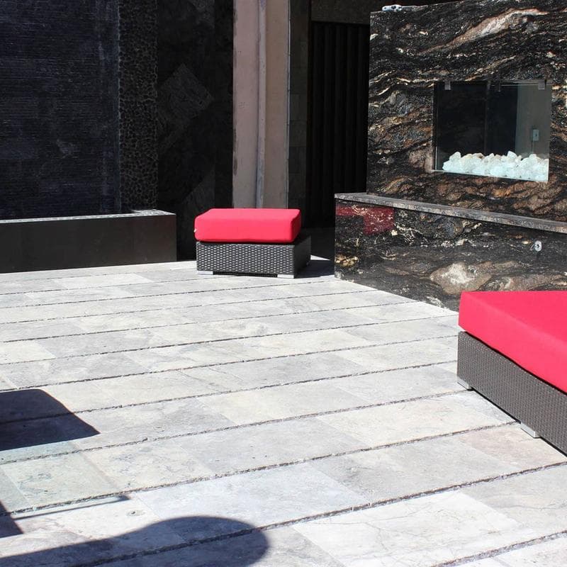 Silver Travertine 3cm Paver 24x24 - Image 2