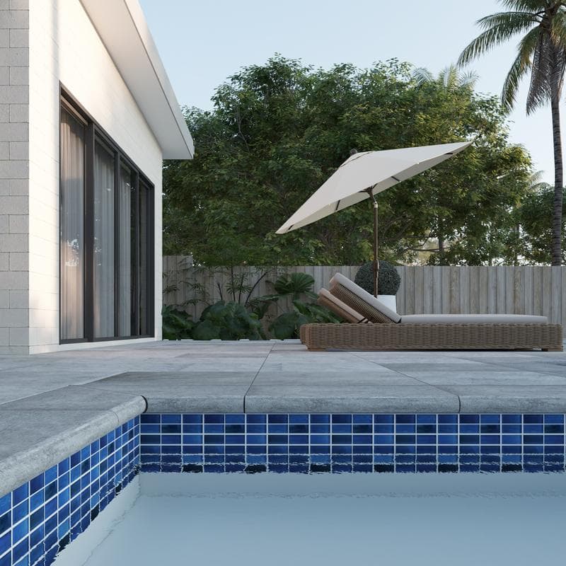 Aquabella London Victoria 1x2 Glass Mosaic 12"x12" Pool Tile (LS-1277) - Image 7