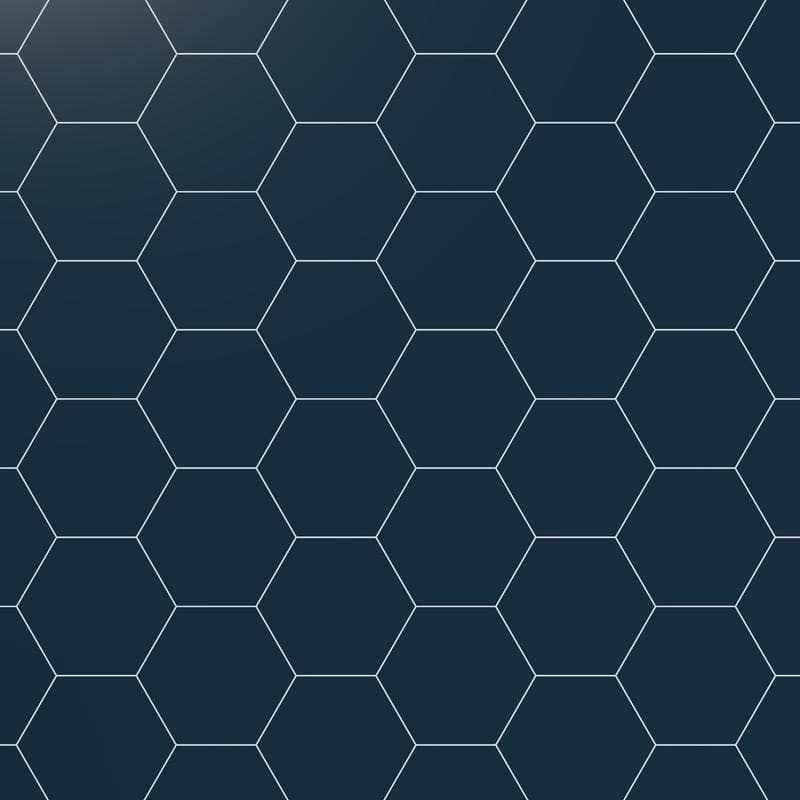 Block Hexagon Azul Matte 5x6 - Image 6