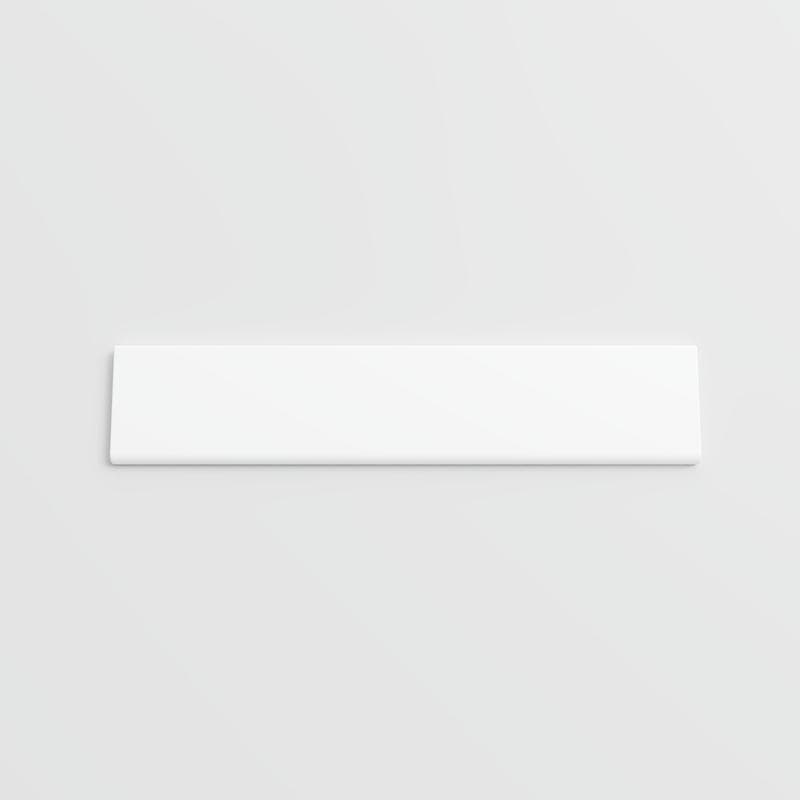 Block Blanco Matte 2x10 Single Bullnose - Image 1