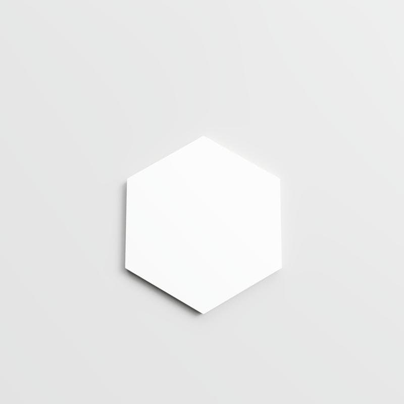 Block Hexagon Blanco Matte 5x6 - Image 3