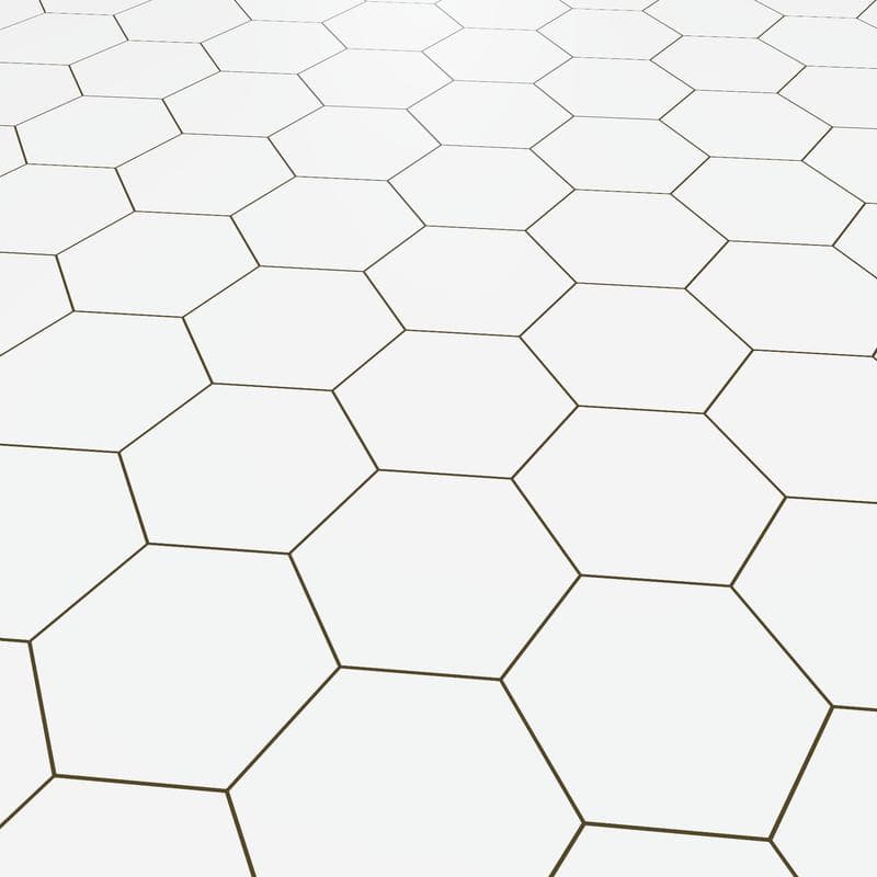 Block Hexagon Blanco Matte 5x6 - Image 5