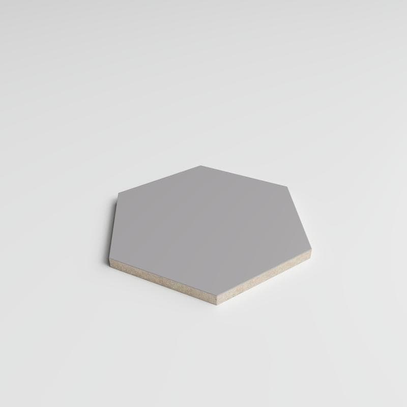 Block Hexagon Gris Matte 5x6 - Image 4