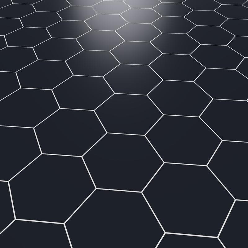 Block Hexagon Negro Matte 5x6 - Image 5