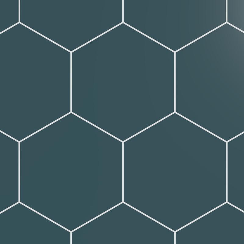 Block Hexagon Verde Matte 5x6 - Image 1