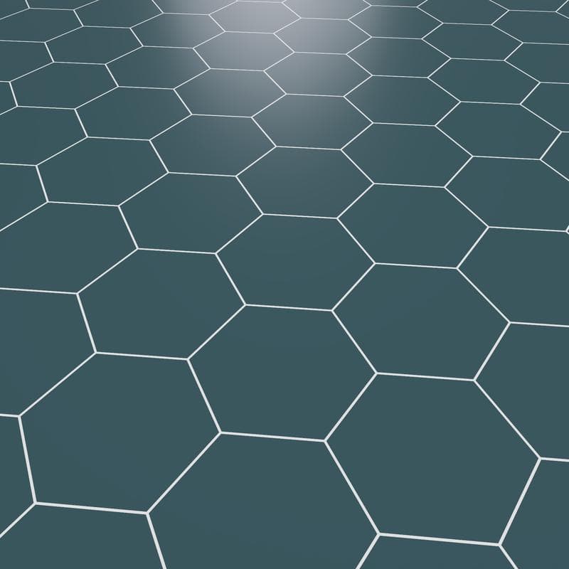 Block Hexagon Verde Matte 5x6 - Image 5