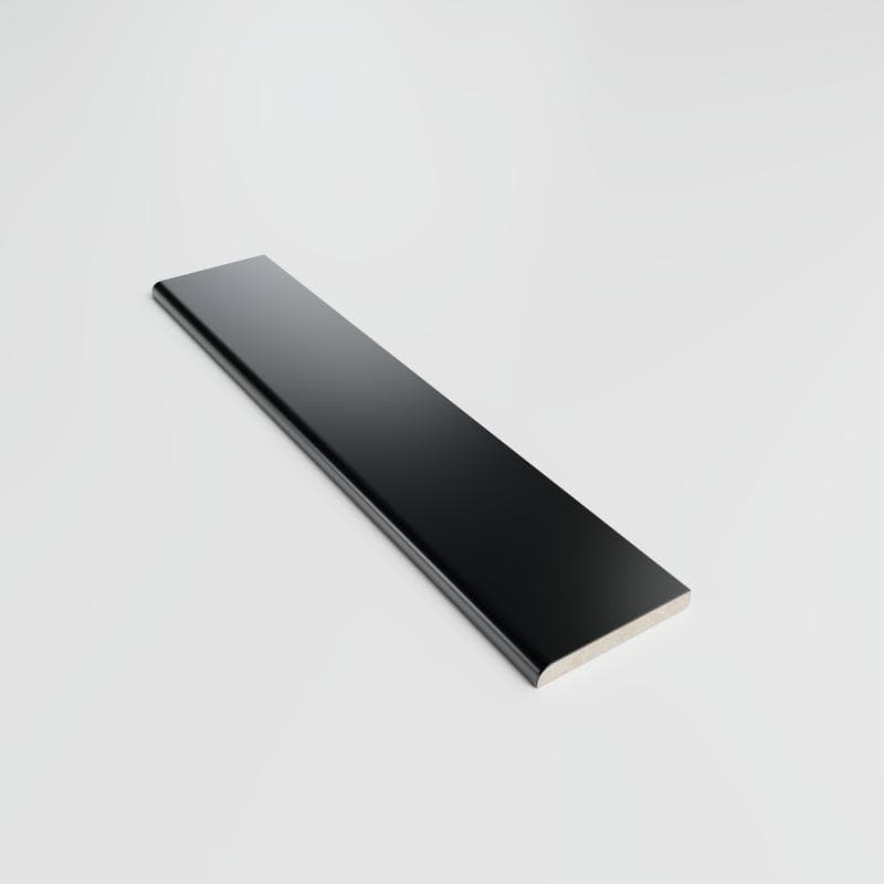 Block Negro Matte 2x10 Single Bullnose - Image 2