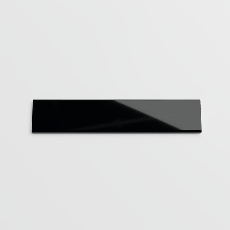 Block Negro Bright 2x10 Single Bullnose - Image 1