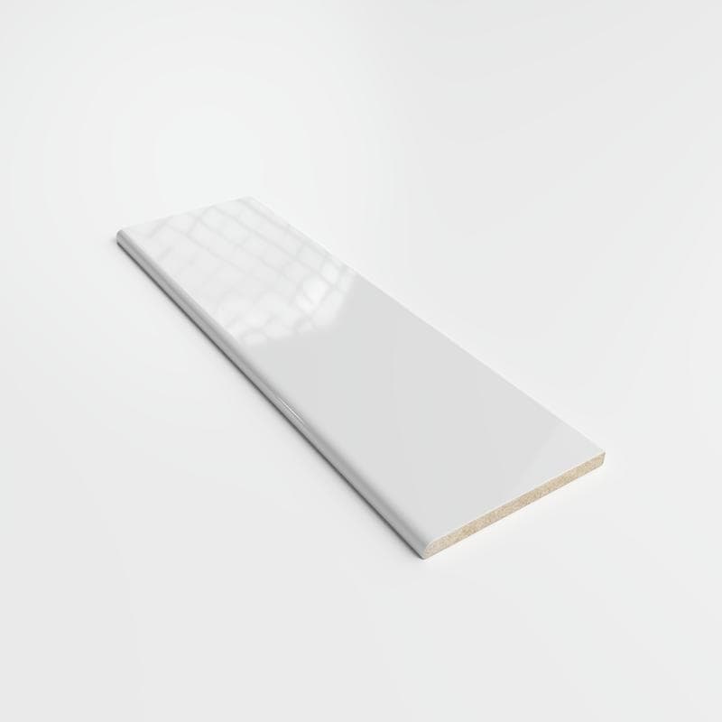 Color Collection Bright Tender Gray 3x10 Single Bullnose - Image 2
