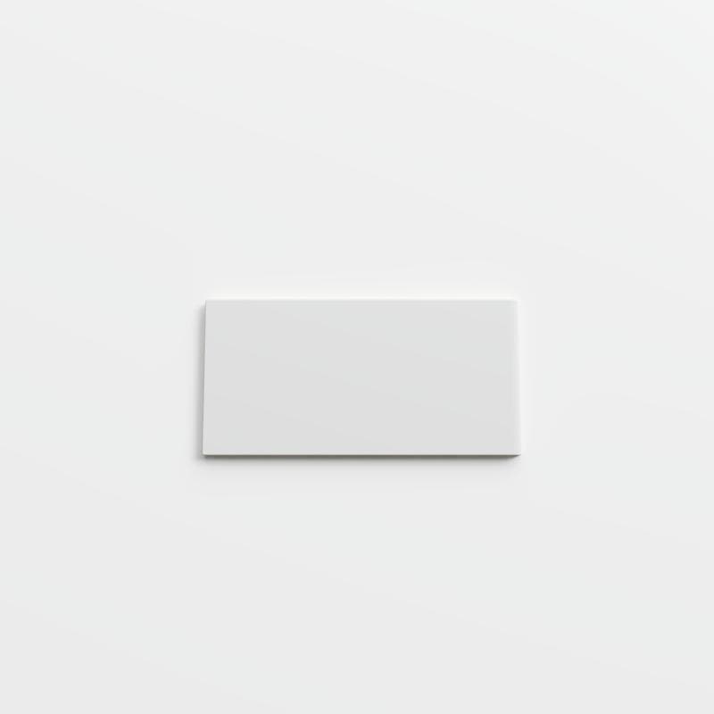 Color Collection Bright Tender Gray 3x6 Single Bullnose (Short Side 3") - Image 1