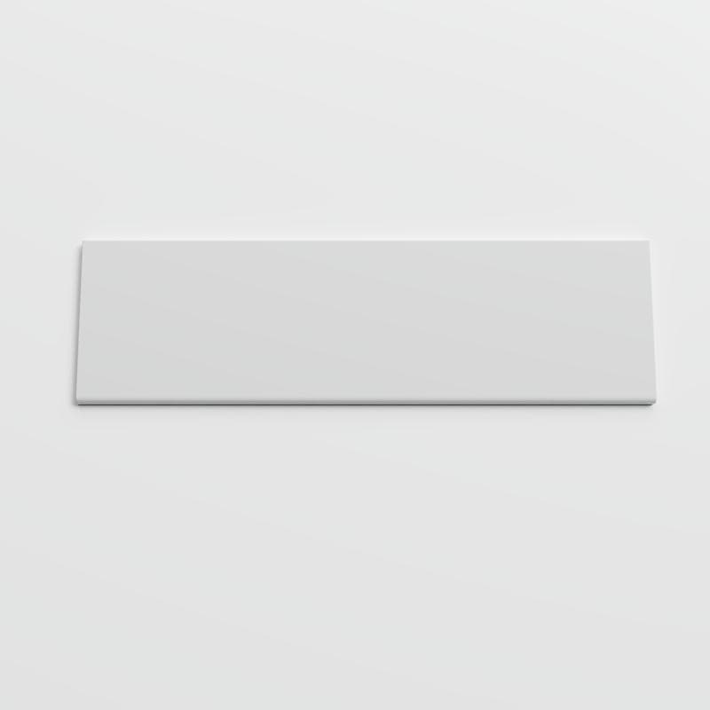 Color Collection Bright Tender Gray 4-1/4 x 16 Single Bullnose - Image 1