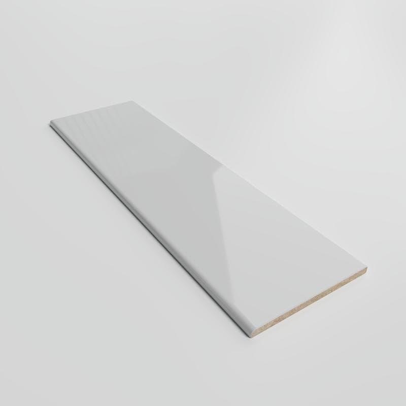 Color Collection Bright Tender Gray 4-1/4 x 16 Single Bullnose - Image 2