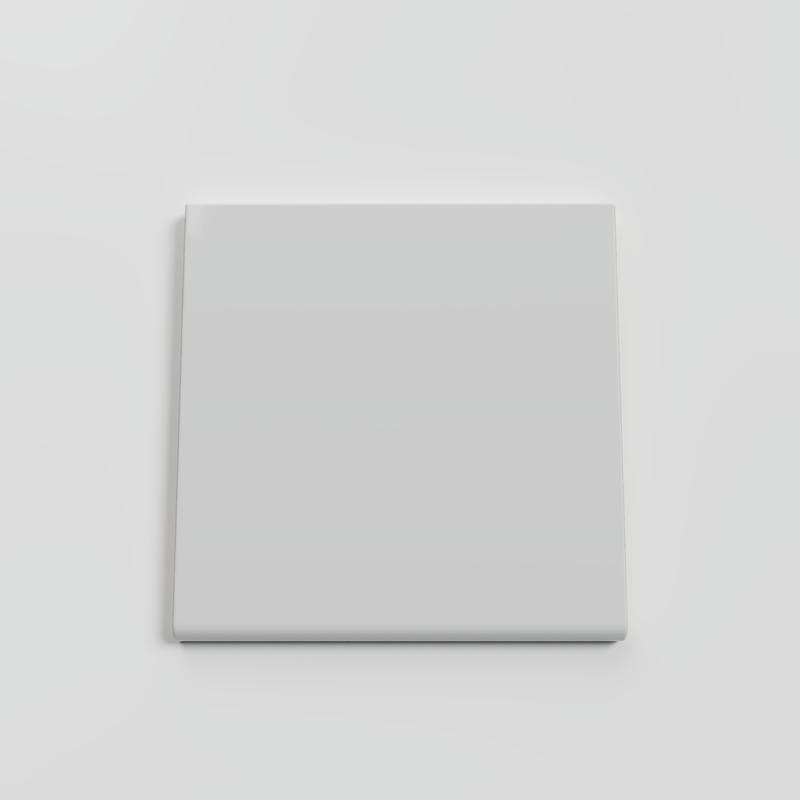 Color Collection Bright Tender Gray 6x6 Single Bullnose - Image 1