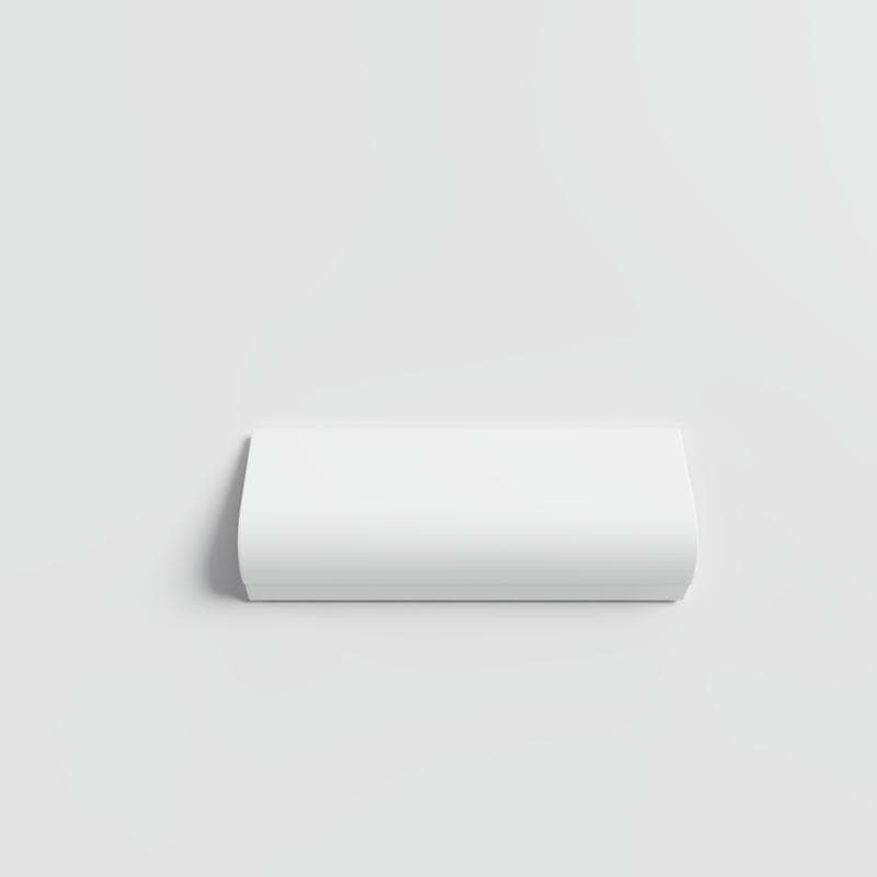 Color Collection Matte White Ice 2x6 V-cap - Image 1