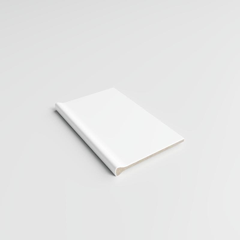 Color Collection Matte White Ice 3 3/4 x 6 LC Corner - Image 2