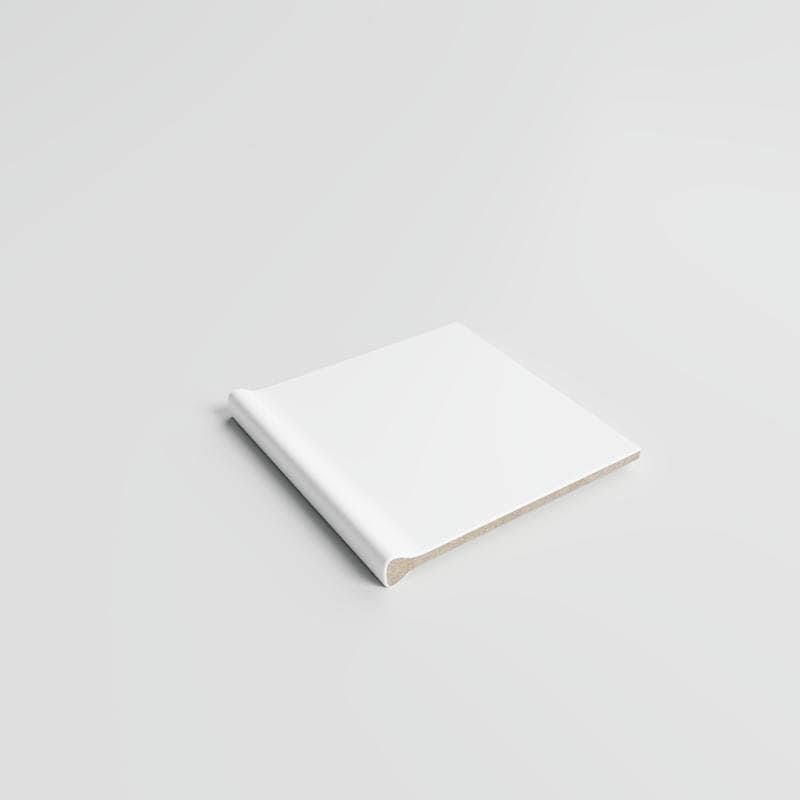 Color Collection Matte White Ice 4-1/4 x 4-1/4 LC Corner - Image 2
