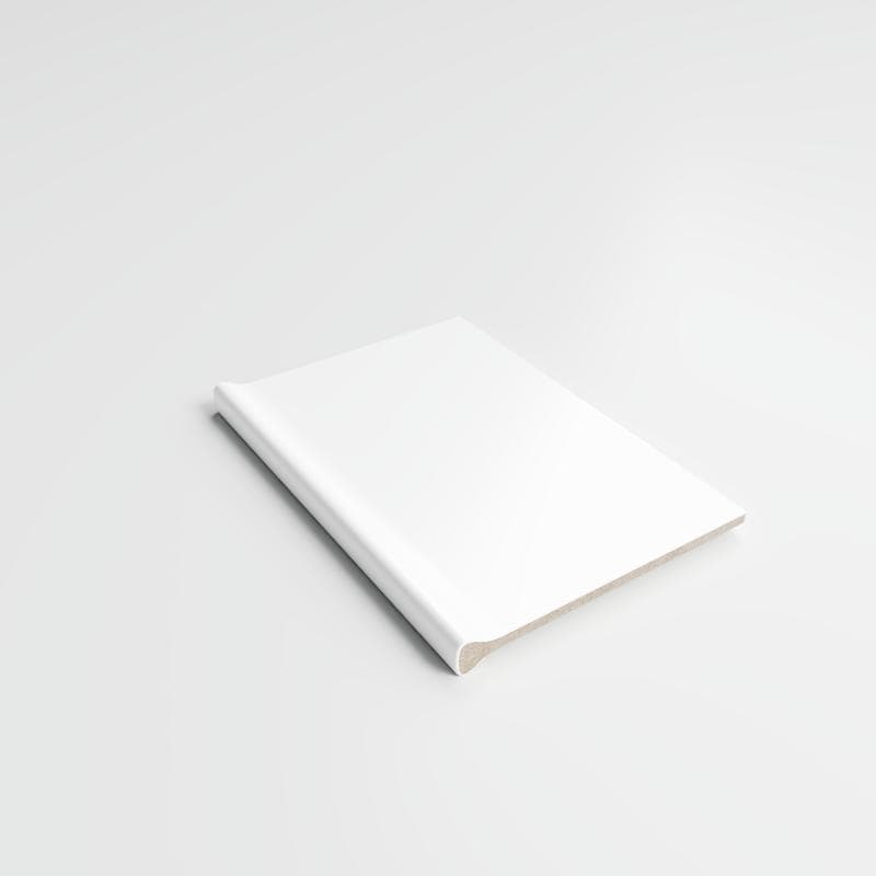 Color Collection Matte White Ice 4-1/4 x 6 LC Corner - Image 2