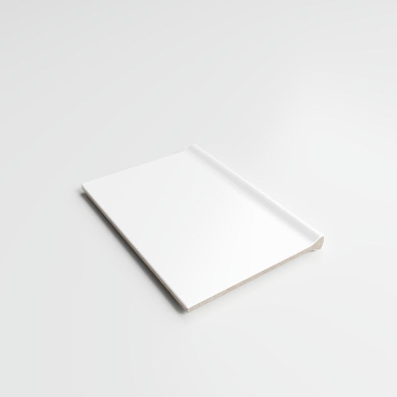 Color Collection Matte White Ice 4-1/4 x 6 RC Corner - Image 2