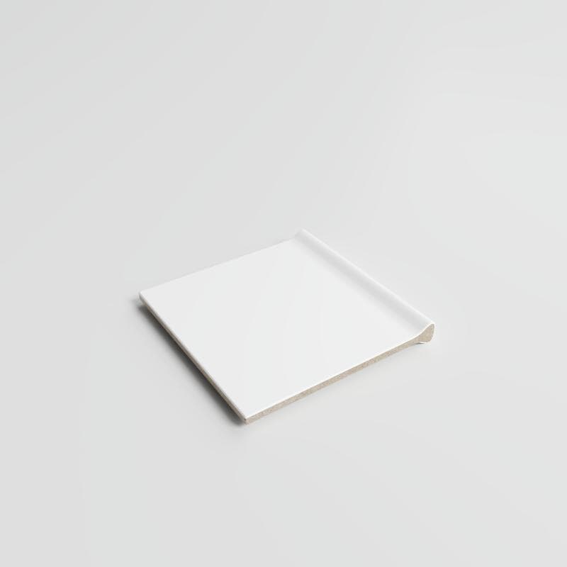 Color Collection Matte White Ice 6x6 RC Corner - Image 2