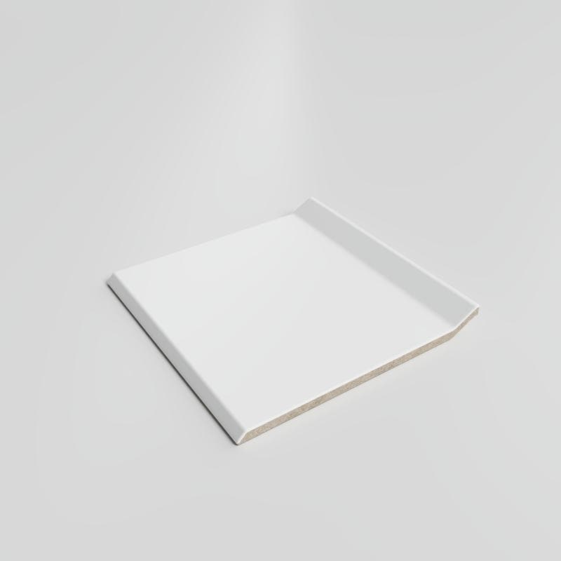 Color Collection Matte White Ice 6x6 Cove - Round Top - Image 2